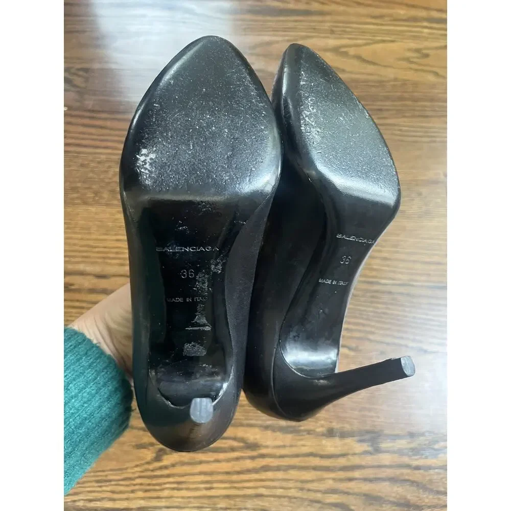 Balenciaga women’s shoes Sz. 36 black/ brown - Picture 7 of 10